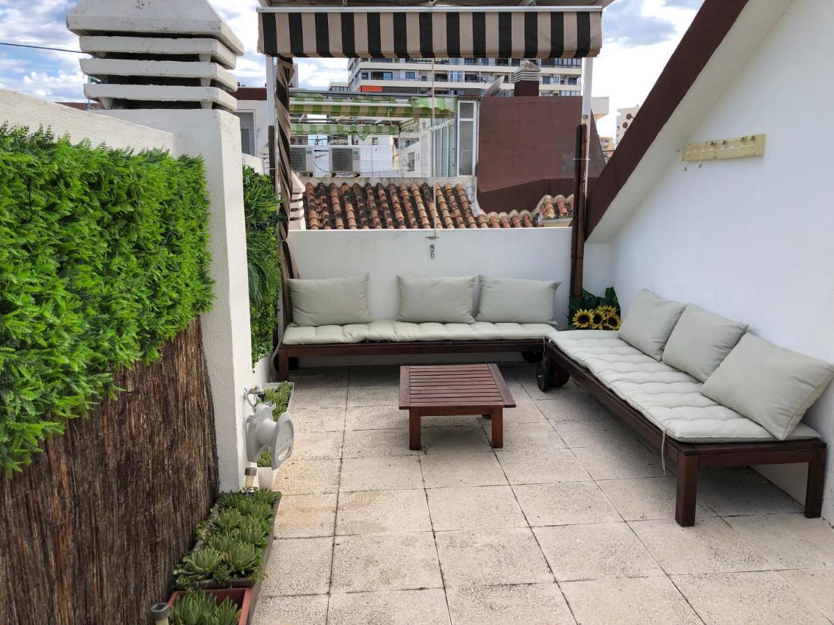 El Cortijuelo. Magnificent Triplex Terraced House With Rooftop Of 18M2, Overlooking The Sea. Parking Torremolinos Luaran gambar